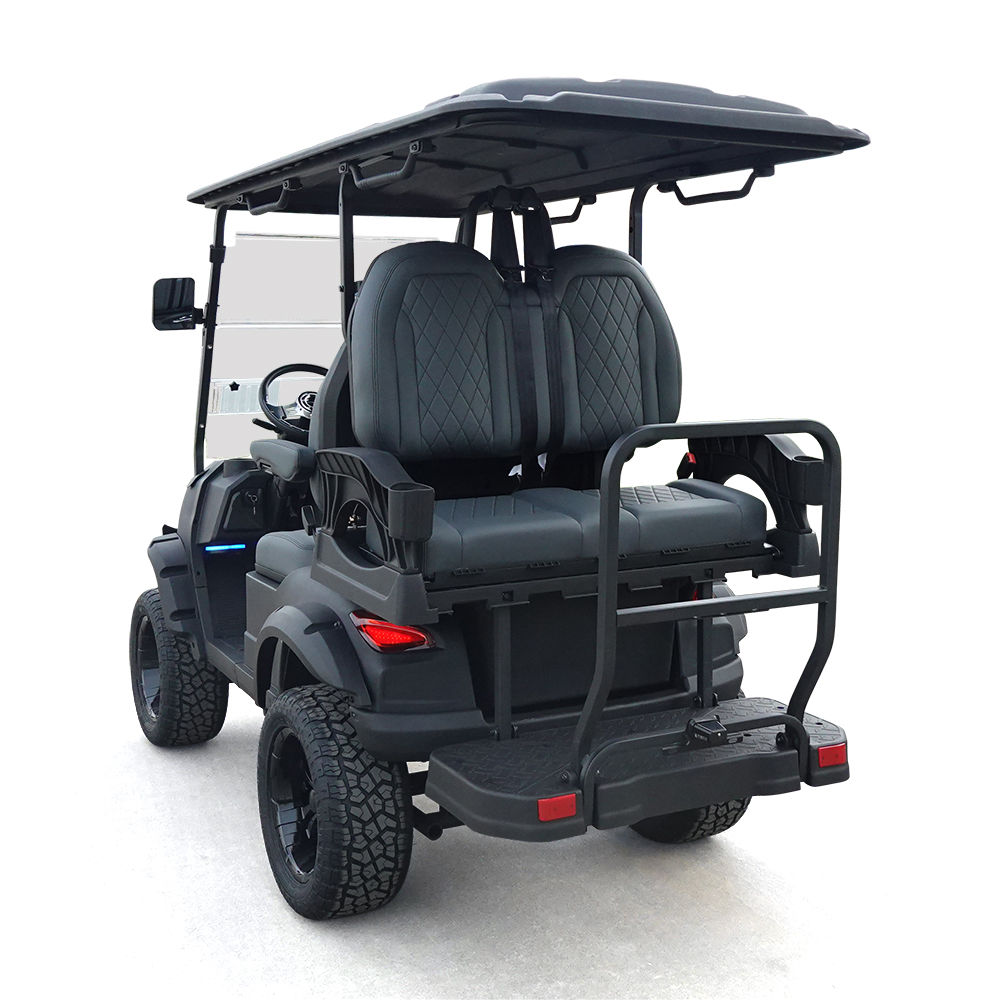 Style BOX 2+2 Seats Golf Cart Black