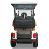 The Flash 4 seats golf cart white