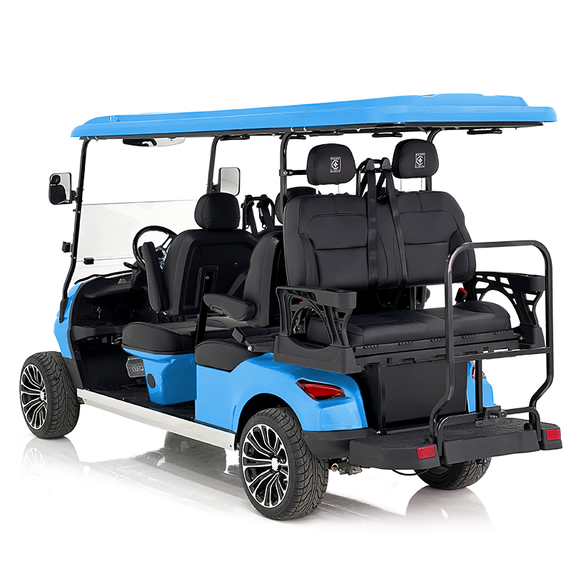 Aerfa 4+2 seats golf cart blue