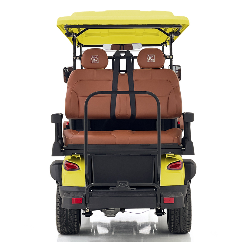 Style H 2+2 seats hunting cart yellow