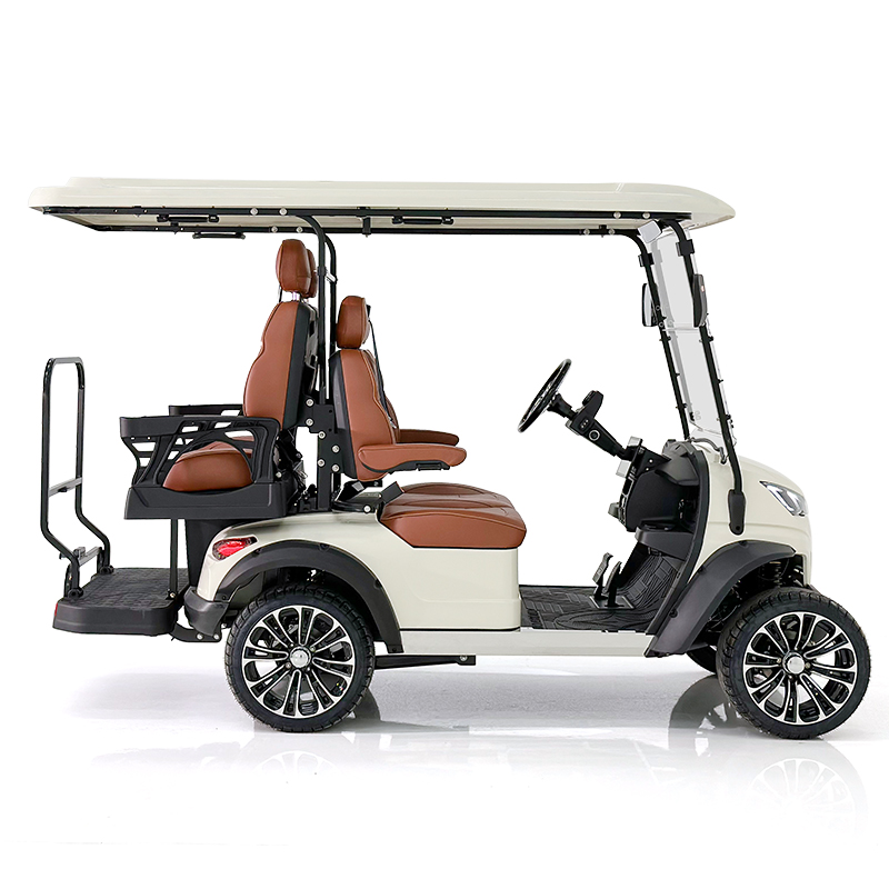 Aerfa 2+2 seats golf cart milk white 