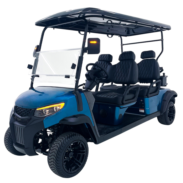 Style C 4 seats golf cart blue