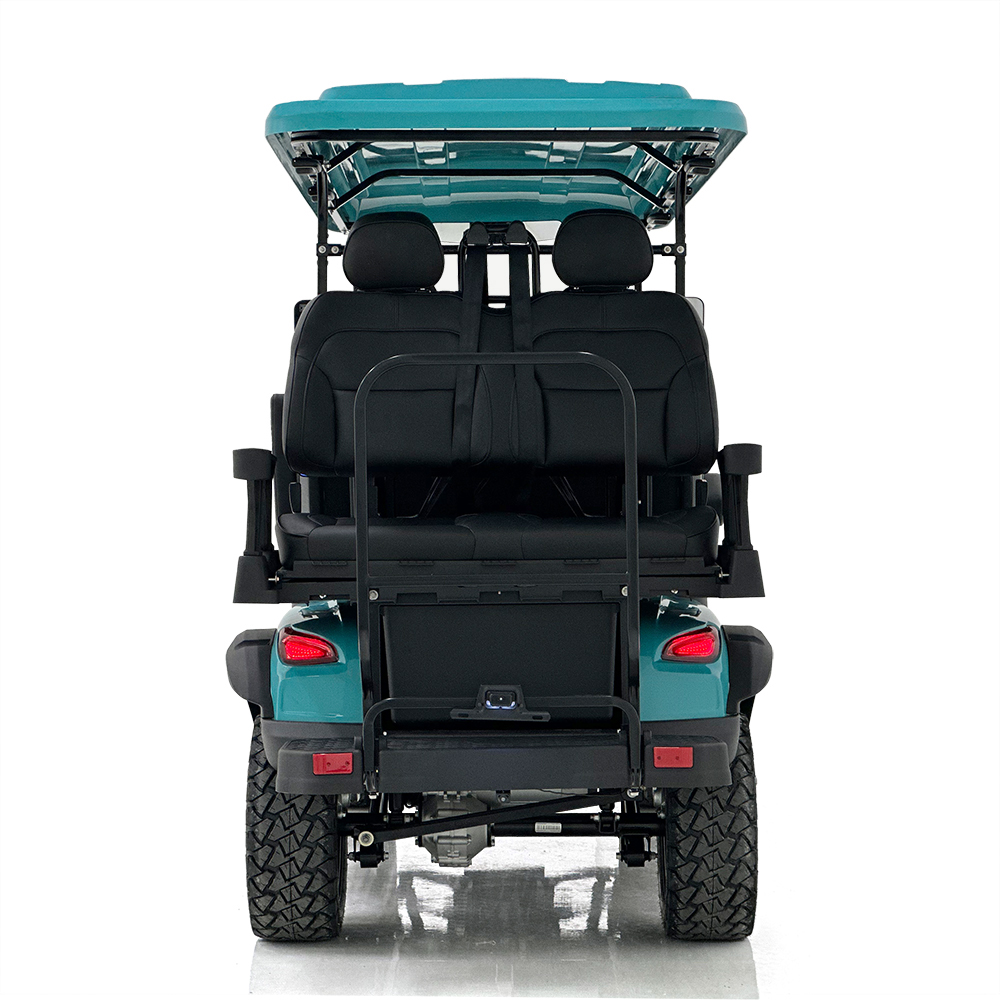 Style H 2+2 Seats Golf Cart Green
