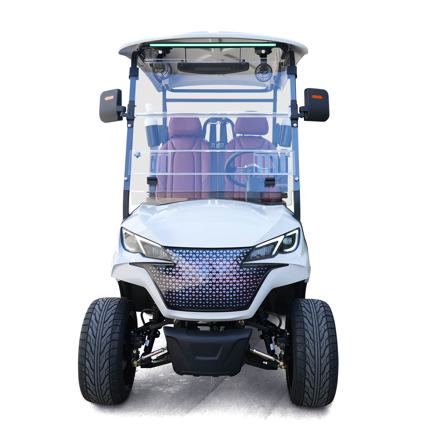 Style BOB 2 seats golf cart white