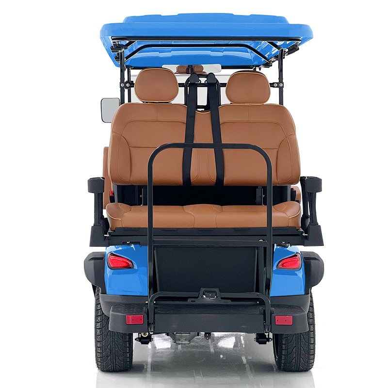 Style H 4+2 seats hunting cart blue
