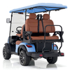 2+2 Seats 48/72V Blue Electric Golf Cart Hunting