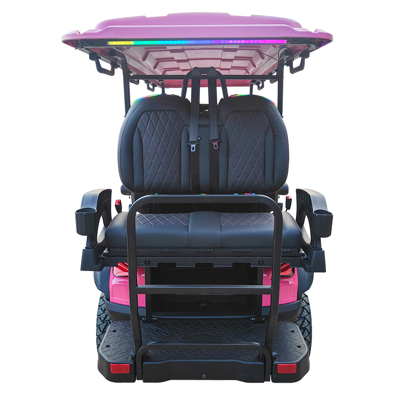 Style BOX 4+2 seats hunting cart Rose red