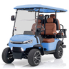 2+2 Seats 48/72V Blue Electric Golf Cart Hunting
