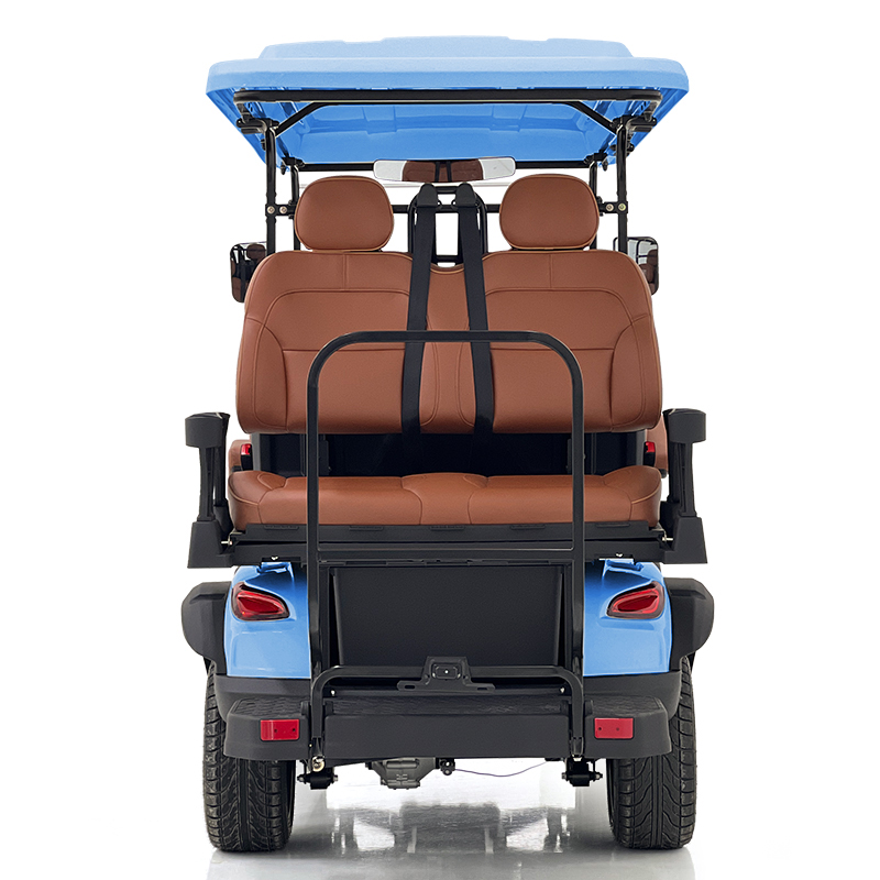 2+2 Seats 48/72V Blue Electric Golf Cart Hunting