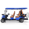 Dark Blue 4+2 Seats Electric Golf Cart